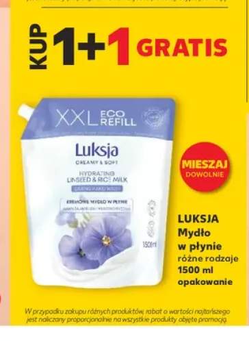 Mydło w płynie Luksja Hydrating Linseed & Rice Milk zapas