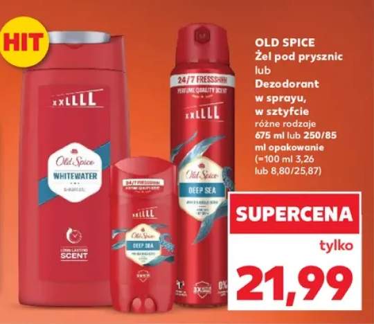 Żel pod prysznic Old Spice Whitewater +3 warianty