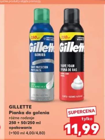 Pianka do golenia Gillette Series Shave Protection +1 wariant