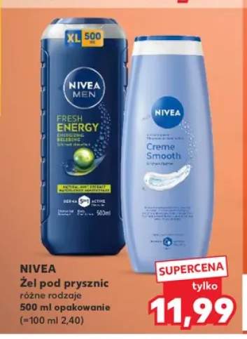 Żel pod prysznic Nivea Men Fresh Energy +1 wariant