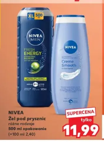 Żel pod prysznic Nivea Men Fresh Energy +1 wariant