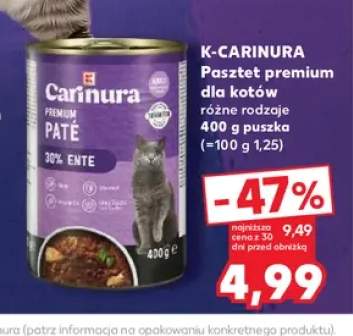 Pasztet dla kotów K-Carinura Premium Paté