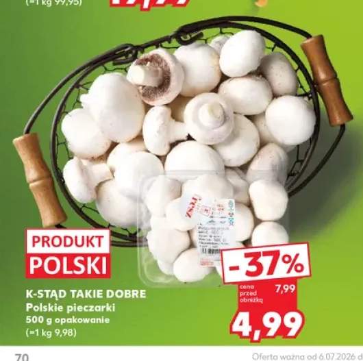 Pieczarki polskie K-Stąd Takie Dobre