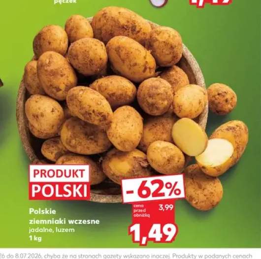 Ziemniaki wczesne polskie