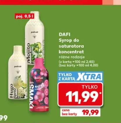 Syrop do saturatora koncentrat Dafi Mojito +2 warianty