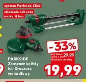 Zraszacz kolisty Parkside +1 wariant