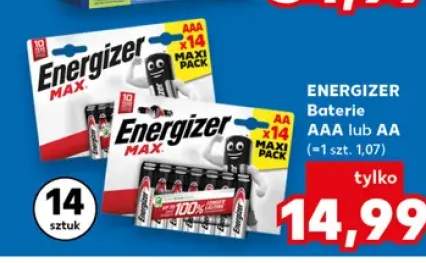 Baterie Energizer AAA 14-pak +1 wariant