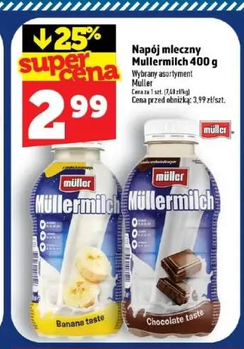 napój mleczny