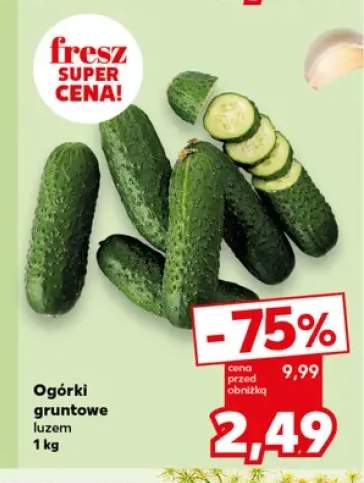 Ogórki gruntowe luzem