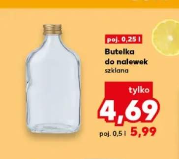 Butelka do nalewek szklana 0,25 l