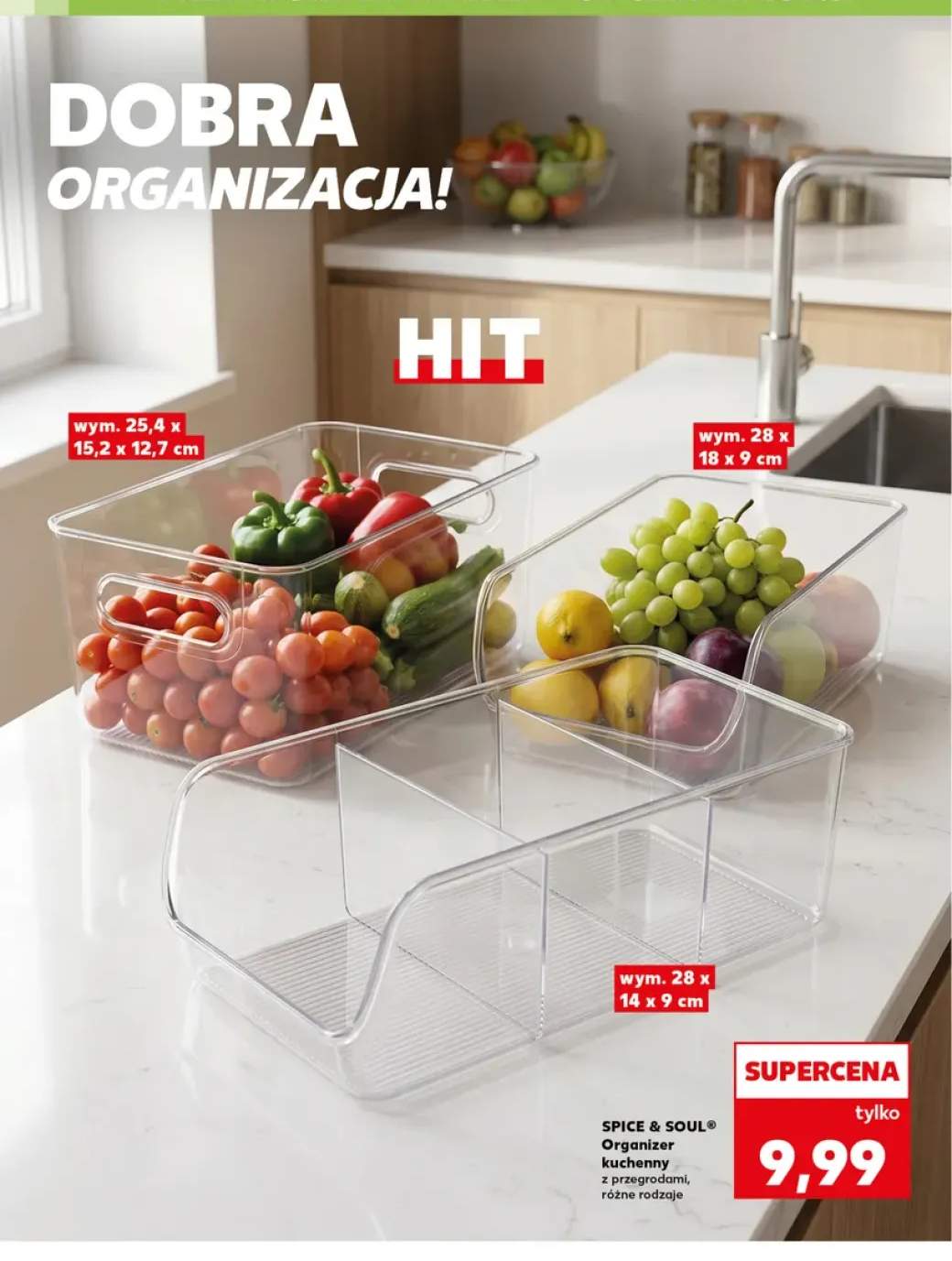Organizer kuchenny Spice & Soul 25,4x15,2x12,7 cm +1 wariant