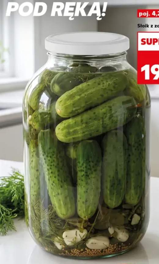 Słoik z zakrętką 4,25 l