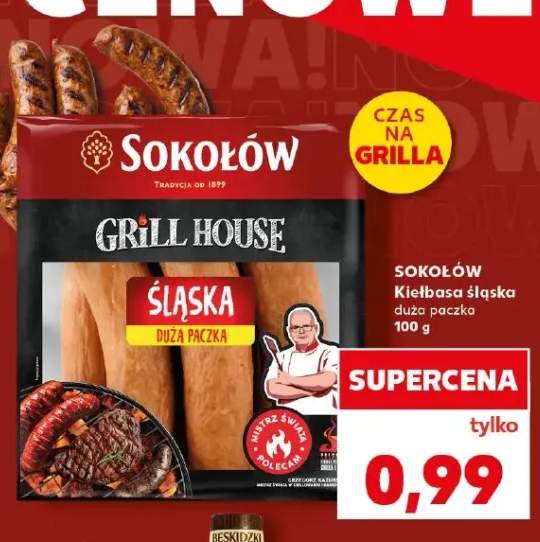 Kiełbasa śląska Sokołów Grill House
