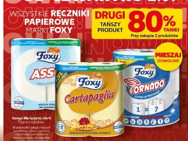 Ręczniki papierowe marki Foxy +3 warianty