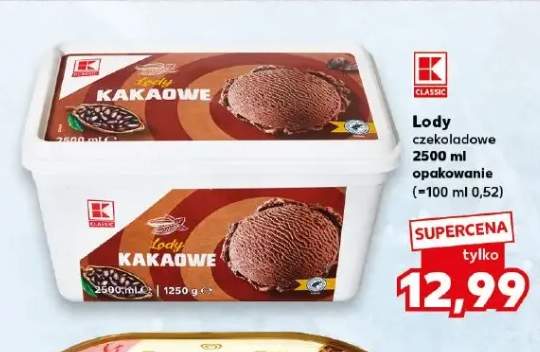 Lody czekoladowe K-Classic