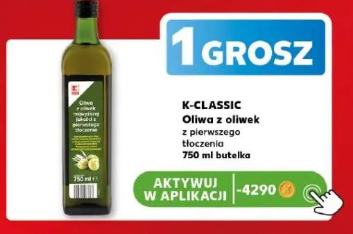 Oliwa z oliwek K-Classic z pierwszego tłoczenia