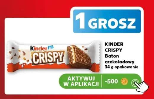 Baton czekoladowy Kinder Crispy