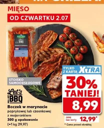 Boczek w marynacie paprykowej z majerankiem Let's BBQ +1 wariant