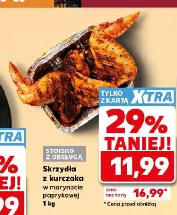 Skrzydła z kurczaka w marynacie paprykowej