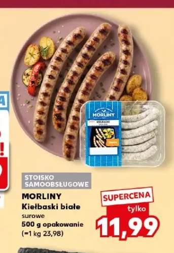 Kiełbaski białe surowe Morliny