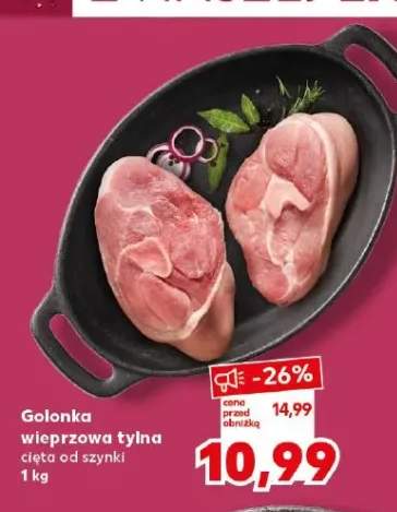 Golonka wieprzowa tylna cięta od szynki