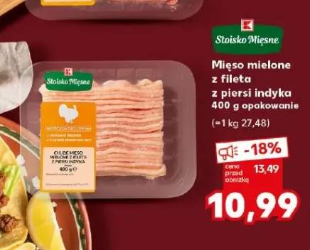 Mięso mielone z fileta z piersi indyka