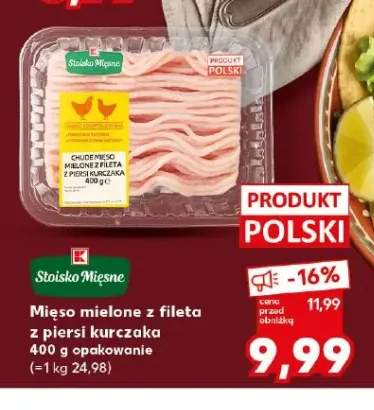 Mięso mielone z fileta z piersi kurczaka