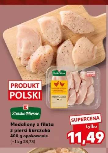 Medaliony z fileta z piersi kurczaka Stoisko Mięsne