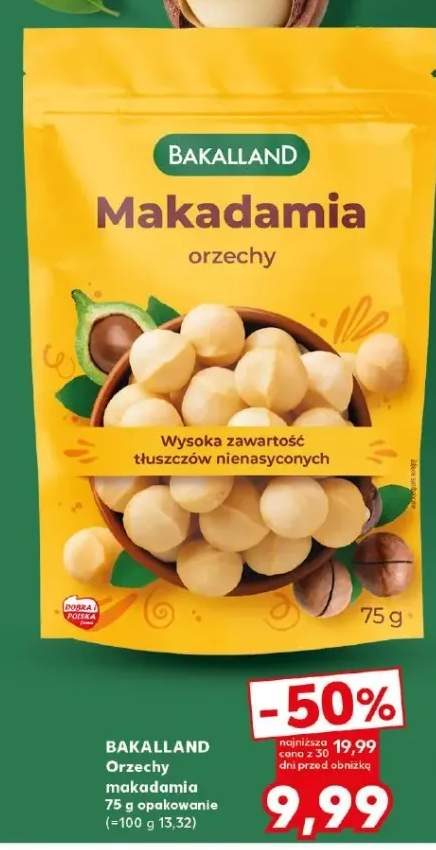 Orzechy makadamia Bakalland