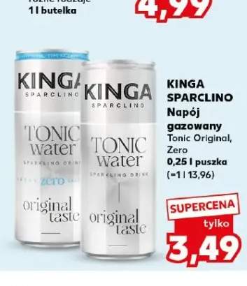 Napój gazowany Kinga Sparclino Tonic Original +1 wariant