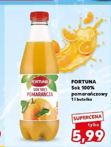 Sok 100% pomarańczowy Fortuna