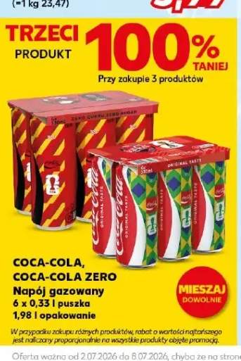Napój gazowany Coca-Cola 6-pak +1 wariant