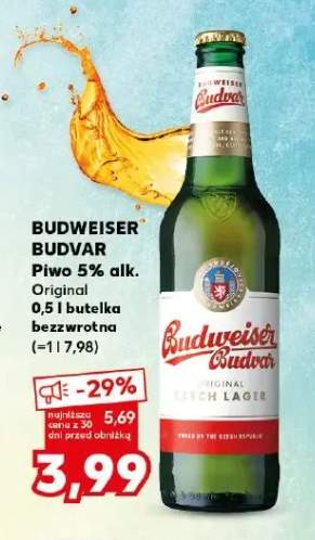 Piwo Budweiser Budvar Original