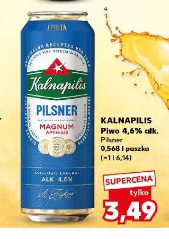 Piwo Kalnapilis Pilsner