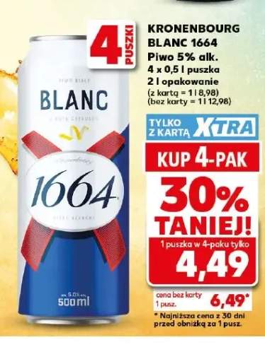 Piwo Kronenbourg 1664 Blanc 4-pak