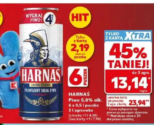 Piwo Harnaś 6-pak