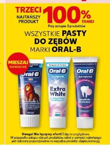Pasty do zębów Oral-B +3 warianty