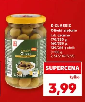Oliwki czarne K-Classic +1 wariant