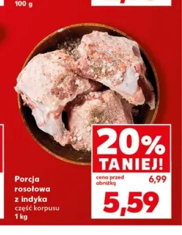 Porcja rosołowa z indyka część korpusu