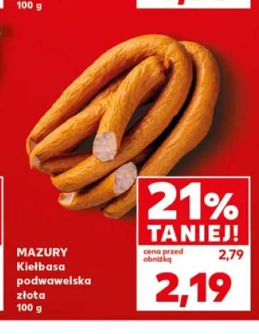 Kiełbasa podwawelska złota Mazury