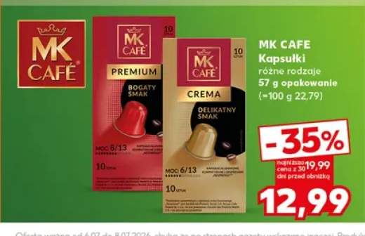 Kapsułki do kawy Premium Bogaty Smak MK Café +1 wariant