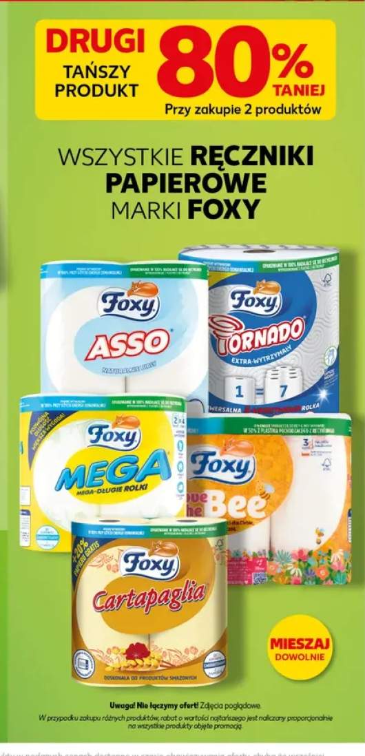 Ręcznik papierowy Foxy Asso +5 wariantów