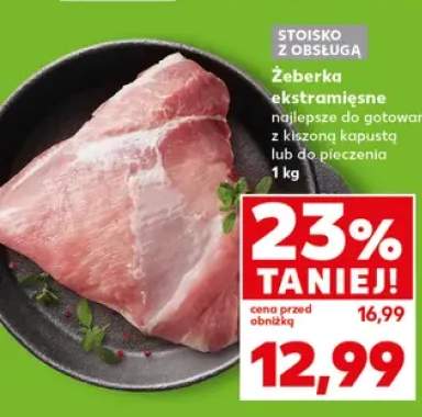 Żeberka ekstramięsne wieprzowe