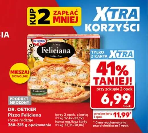 Pizza Feliciana Classica Quattro Formaggi Dr. Oetker