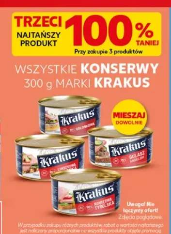 Konserwy Krakus +4 warianty
