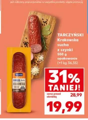 Kiełbasa krakowska sucha z szynki Tarczyński