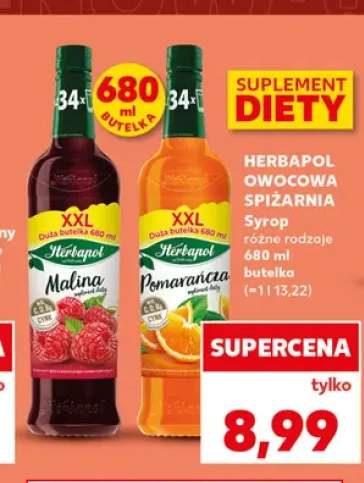 Syrop Herbapol Owocowa Spiżarnia Malina +1 wariant