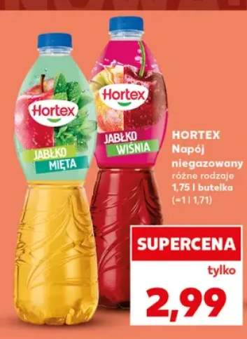 Napój niegazowany Hortex Jabłko Wiśnia +1 wariant