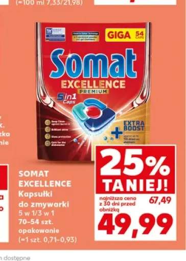 Kapsułki do zmywarki Somat Excellence