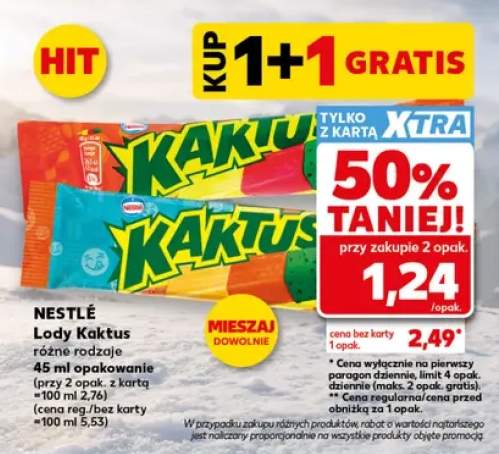 Lody Kaktus Nestlé